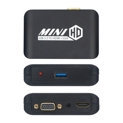 อะแดปเตอร์ USB3.0 เป็น HDMI+VGA