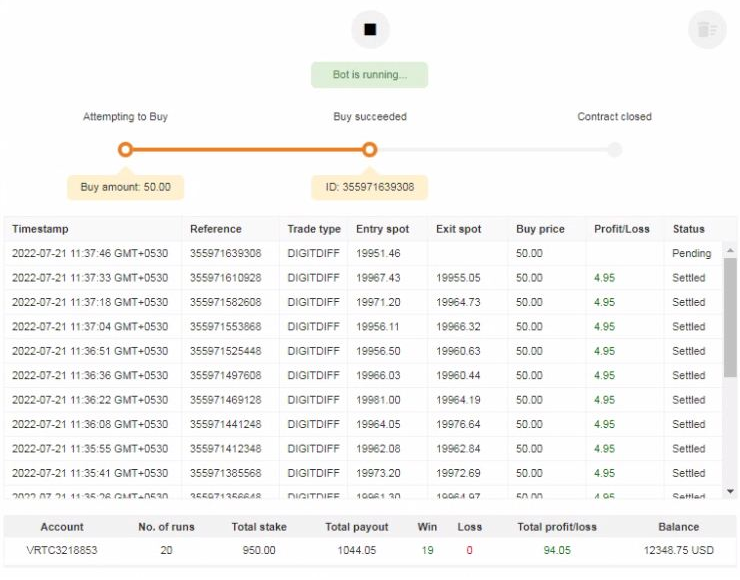 PAGO DIGITOS DIFERENTES DERIV BOT FREE DOWNLOAD