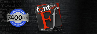 Summitsoft FontPack Pro Master Collection 2020 (7,400+ Premium Fonts)