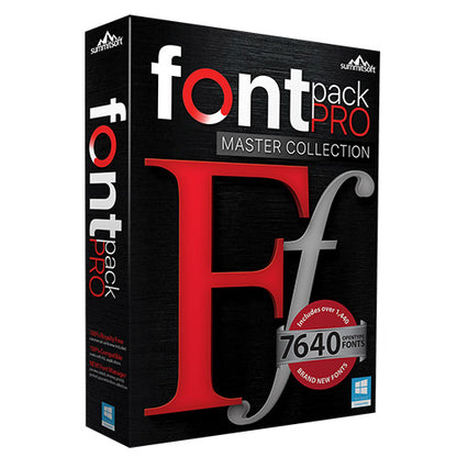 Summitsoft FontPack Pro Master Collection 2020 (7,400+ Premium Fonts)