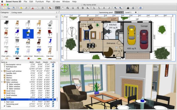 Sweet Home 3D (2020) v6.4.1 Multilingual macOS