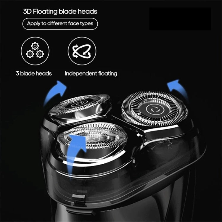 Original Xiaomi Youpin Yingqu Blackstone3 ผู้ชายแบบพกพา Face Care สามหัวตัดมีดโกนหนวดไฟฟ้า