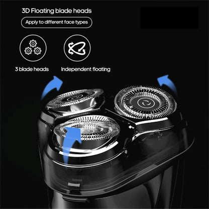 Original Xiaomi Youpin Yingqu Blackstone3 ผู้ชายแบบพกพา Face Care สามหัวตัดมีดโกนหนวดไฟฟ้า
