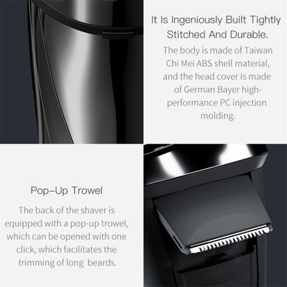 Original Xiaomi Youpin Yingqu Blackstone3 ผู้ชายแบบพกพา Face Care สามหัวตัดมีดโกนหนวดไฟฟ้า