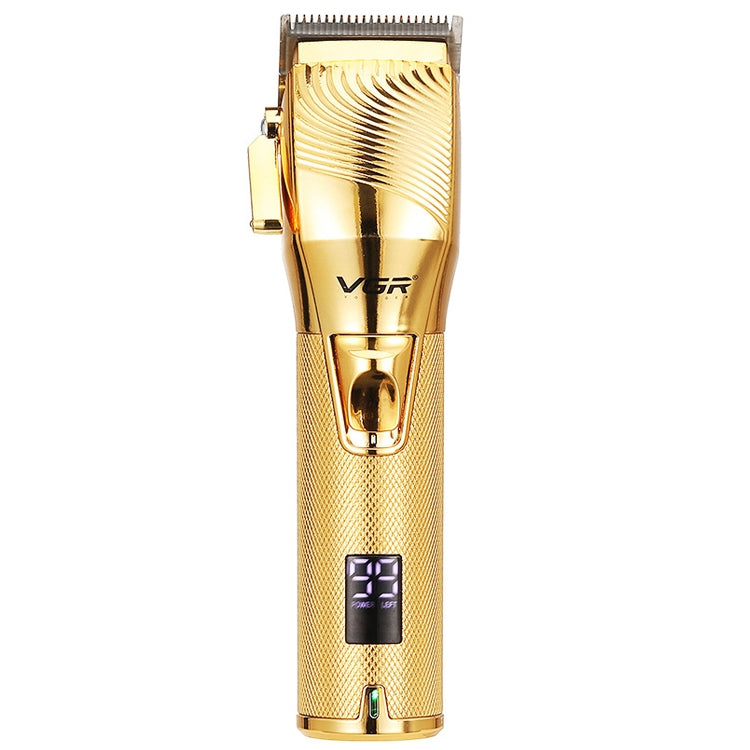 VGR V-280 10W USB Metal Electric Hair Clipper พร้อมจอแสดงผลดิจิตอล LED, V-280 (Gold)