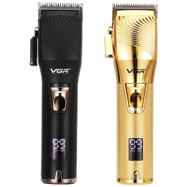 VGR V-280 10W USB Metal Electric Hair Clipper พร้อมจอแสดงผลดิจิตอล LED, V-280 (Gold)