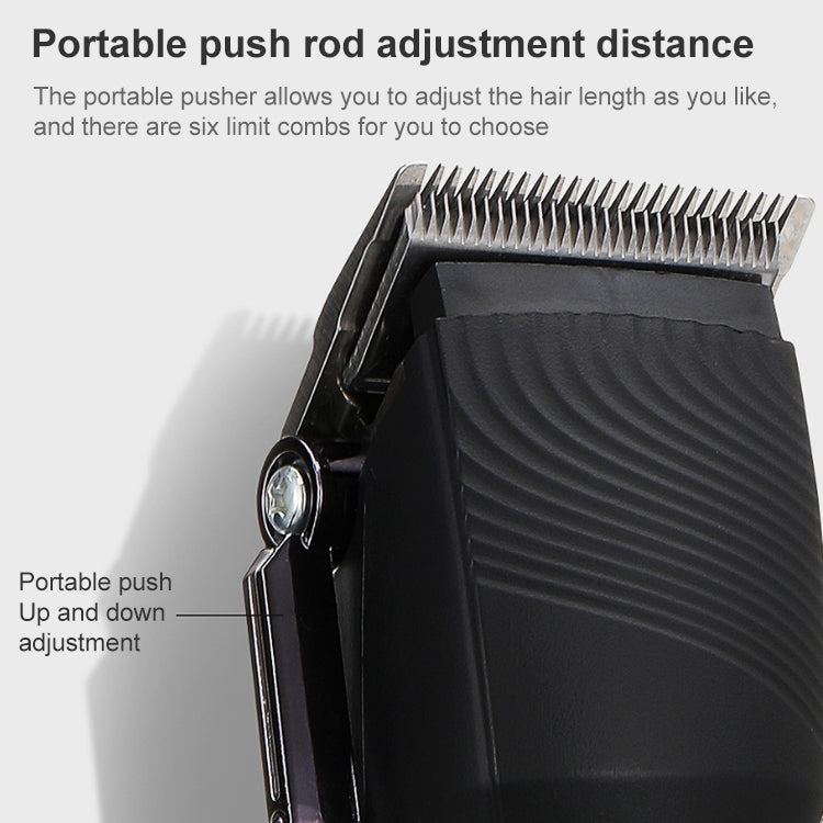 VGR V-280 10W USB Metal Electric Hair Clipper พร้อมจอแสดงผลดิจิตอล LED, V-280 (Gold)