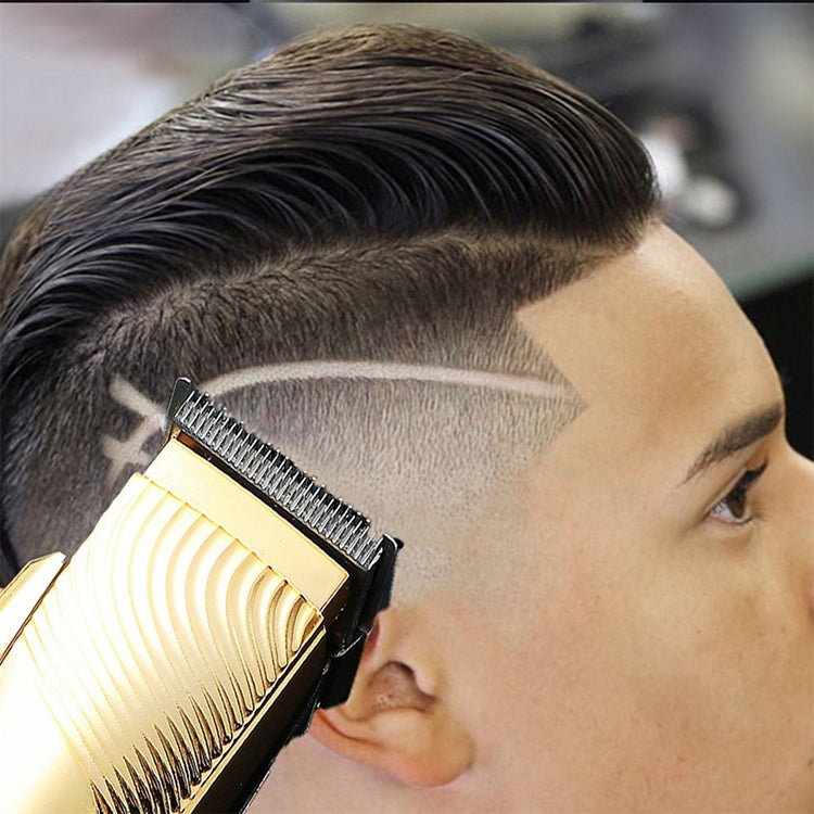 VGR V-280 10W USB Metal Electric Hair Clipper พร้อมจอแสดงผลดิจิตอล LED, V-280 (Gold)