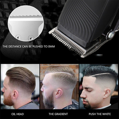 VGR V-280 10W USB Metal Electric Hair Clipper พร้อมจอแสดงผลดิจิตอล LED, V-280 (Gold)