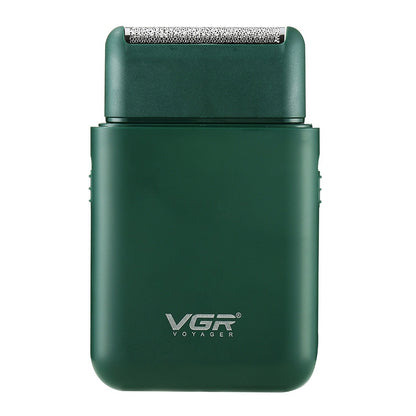 VGR V-390 5W USB เครื่องโกนหนวดไฟฟ้าแบบลูกสูบแบบพกพา, V-390 (Black), V-390 (Green)