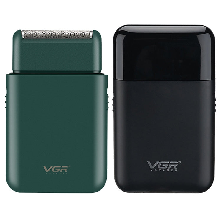 VGR V-390 5W USB เครื่องโกนหนวดไฟฟ้าแบบลูกสูบแบบพกพา, V-390 (Black), V-390 (Green)
