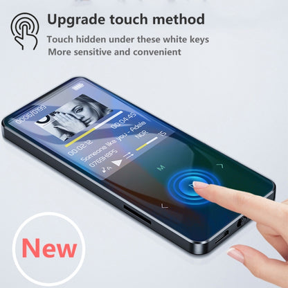 1.8 นิ้วหน้าจอสัมผัสโลหะ Bluetooth MP3 MP4 เครื่องเล่นเพลงเสียงไฮไฟ, X2