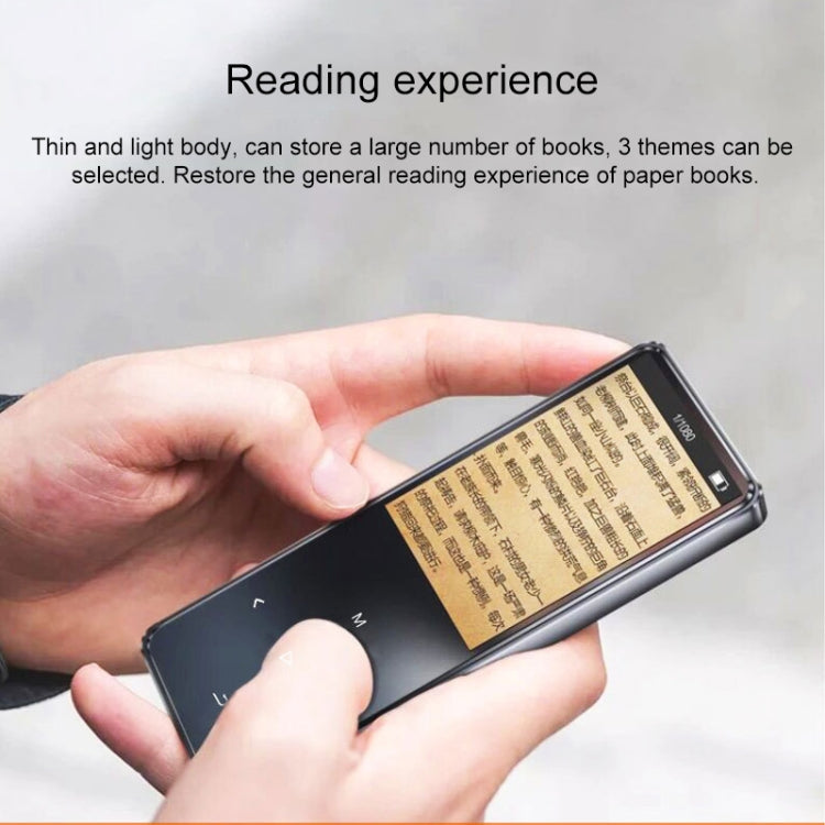 1.8 นิ้วหน้าจอสัมผัสโลหะ Bluetooth MP3 MP4 เครื่องเล่นเพลงเสียงไฮไฟ, X2