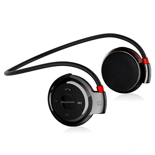 NVAHVA เครื่องเล่น MP3 หูฟังบลูทูธ,ชุดหูฟังไร้สายกีฬา MP3 เครื่องเล่นวิทยุ FM,หูฟังสเตอริโอ TF Card MP3 สูงสุด 32GB, mini-503 Black, mini-503 Red, mini-503 Blue, mini-503 Gold