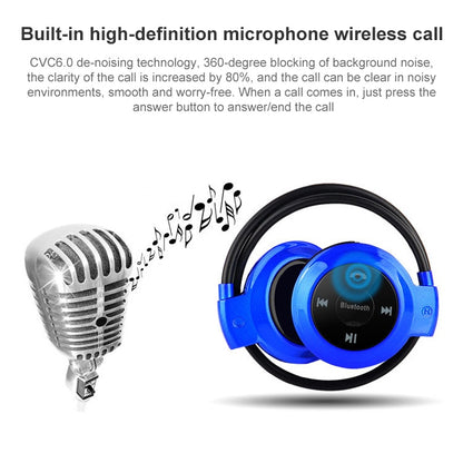 NVAHVA เครื่องเล่น MP3 หูฟังบลูทูธ,ชุดหูฟังไร้สายกีฬา MP3 เครื่องเล่นวิทยุ FM,หูฟังสเตอริโอ TF Card MP3 สูงสุด 32GB, mini-503 Black, mini-503 Red, mini-503 Blue, mini-503 Gold