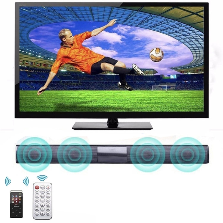 20W ทีวี Soundbar ลำโพงบลูทูธวิทยุ FM ระบบโฮมเธียเตอร์แบบพกพาไร้สายซับวูฟเฟอร์ BASS MP3 เพลง Boombox สำหรับ Xiaomi