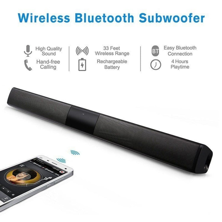 20W ทีวี Soundbar ลำโพงบลูทูธวิทยุ FM ระบบโฮมเธียเตอร์แบบพกพาไร้สายซับวูฟเฟอร์ BASS MP3 เพลง Boombox สำหรับ Xiaomi