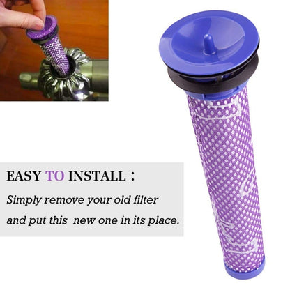 กรองล้างทำความสะอาดได้ทดแทนสำหรับ Dyson DC58 DC59 DC61 DC62 V6 V7 V8 Series, Filter