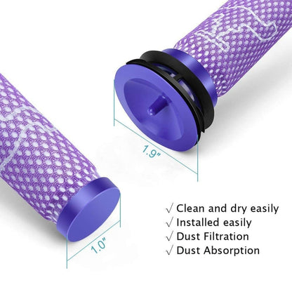 กรองล้างทำความสะอาดได้ทดแทนสำหรับ Dyson DC58 DC59 DC61 DC62 V6 V7 V8 Series, Filter