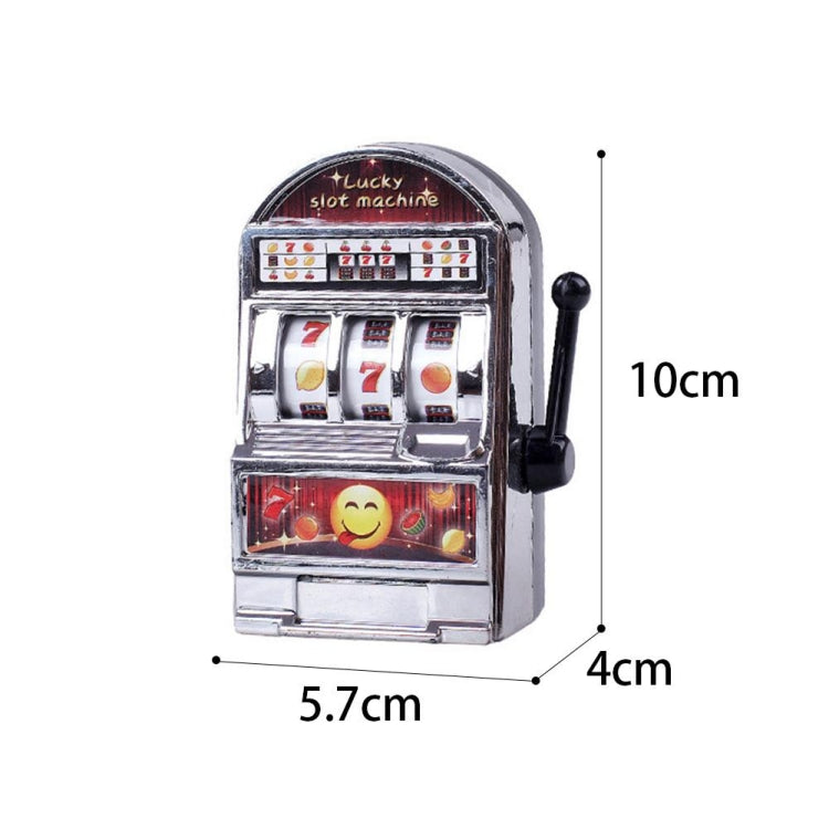 มินิสล็อตแมชชีนของเล่น Rotatable Stress Reliever เด็กแจ็คพอตตลกตลกเล่นของเล่น, สีสุ่ม, Mini Slot Machine Toy
