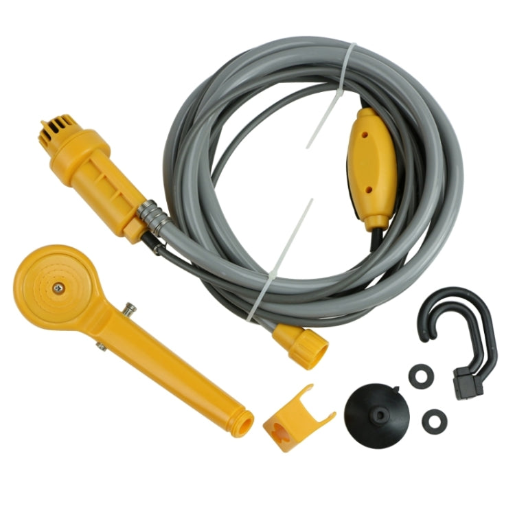 12V แบบพกพาไฟฟ้ารถปลั๊กกลางแจ้ง Camper Caravan Van Camping Travel ฝักบัว, Camping Travel Shower