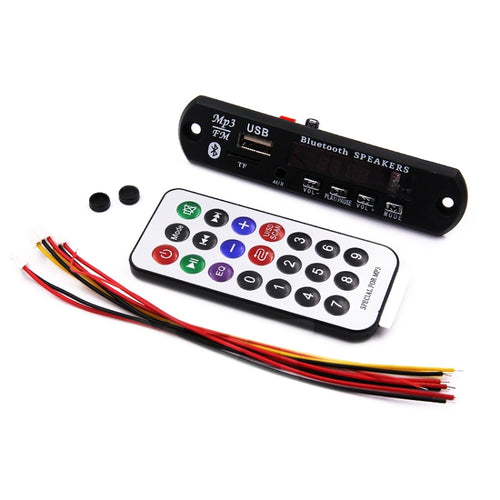 มาใหม่ 1 ชิ้นไร้สายบลูทูธ 12 โวลต์ MP3 WMA ถอดรหัสคณะกรรมการโมดูลเสียง USB TF วิทยุสำหรับรถยนต์อุปกรณ์เสริม, WMA Decoder Board
