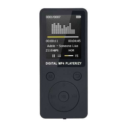 2019 แฟชั่นแบบพกพา MP4 Lossless Sound เครื่องเล่นเพลง FM Recorder เครื่องเล่น Walkman MINI สนับสนุนเพลง,วิทยุ,การบันทึก,3, no memory