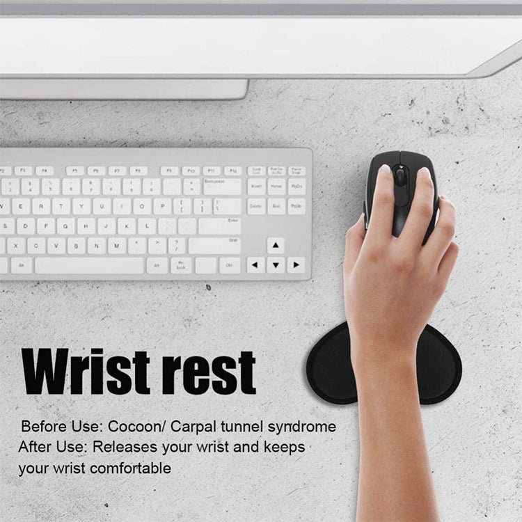 Comfort 3D ที่วางข้อมือซิลิกาเจลมือหมอนหน่วยความจำผ้าฝ้ายแผ่นรองเมาส์