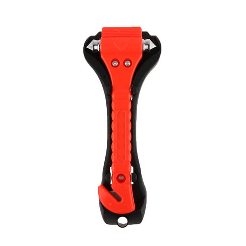 2 in 1 Mini Car Safety Rescue Hammer ช่วยชีวิตหนีฉุกเฉิน Hammer เครื่องตัดเข็มขัดนิรภัยกระจกหน้าต่าง Breaker, 2 in 1
