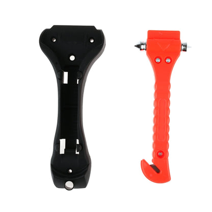2 in 1 Mini Car Safety Rescue Hammer ช่วยชีวิตหนีฉุกเฉิน Hammer เครื่องตัดเข็มขัดนิรภัยกระจกหน้าต่าง Breaker, 2 in 1