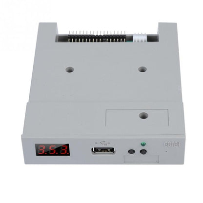 SFR1M44-U100 3.5 นิ้ว 1.44MB USB SSD ฟล็อปปี้ดิสก์ไดรฟ์ Emulator Plug and Play, SFR1M44-U100K(Gray)