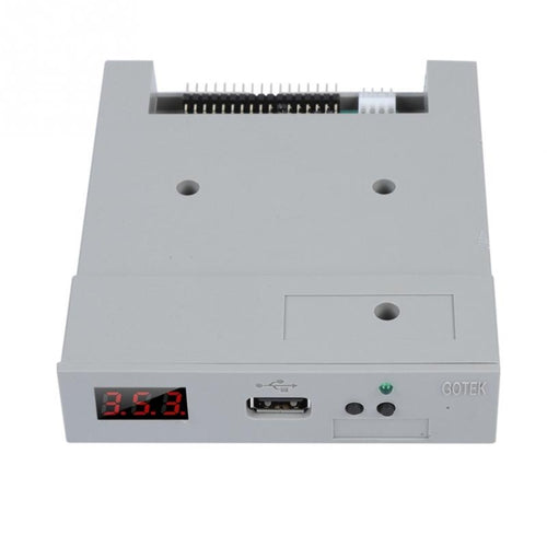 SFR1M44-U100 3.5 นิ้ว 1.44MB USB SSD ฟล็อปปี้ดิสก์ไดรฟ์ Emulator Plug and Play, SFR1M44-U100K(Gray)