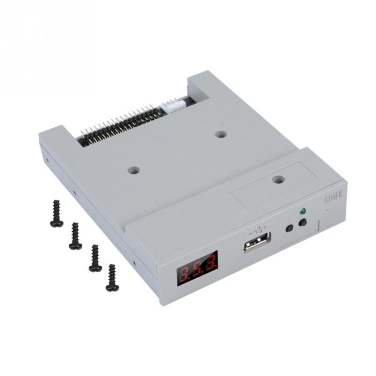 SFR1M44-U100 3.5 นิ้ว 1.44MB USB SSD ฟล็อปปี้ดิสก์ไดรฟ์ Emulator Plug and Play, SFR1M44-U100K(Gray)