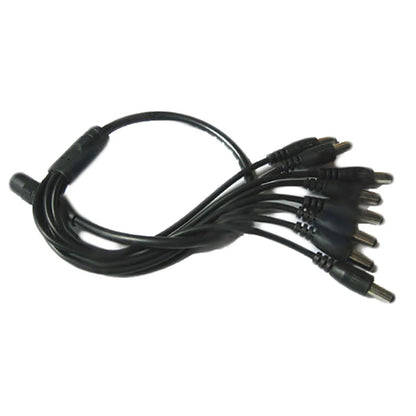 สายไฟ DC 1 ถึง 8 Power Splitter Adapter Cable สำหรับกล้องวงจรปิดรักษาความปลอดภัย