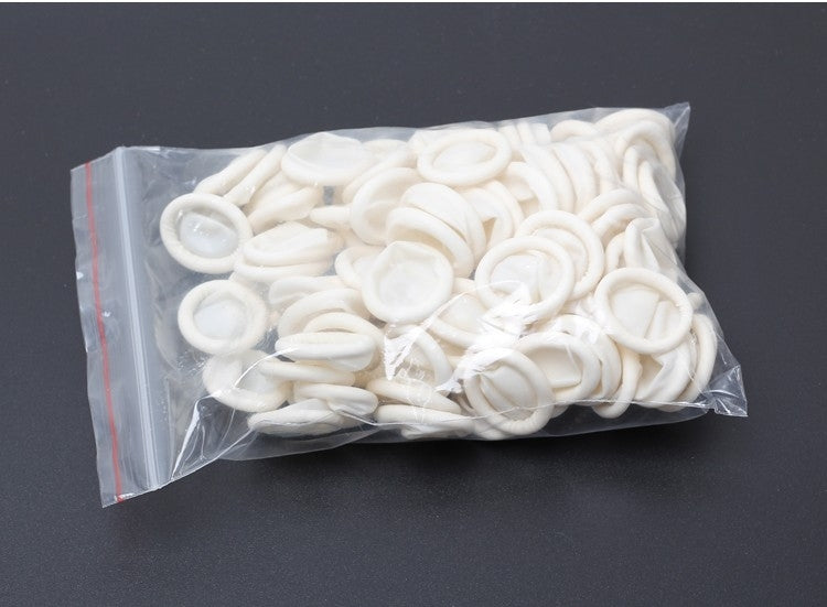 50 ชิ้น Disposable Anti Static ยาง Latex Finger Cots Eyebrow Extension ถุงมือปฏิบัติ Off Eyelash Extension เครื่องมืออุปกรณ์เสริม, Latex