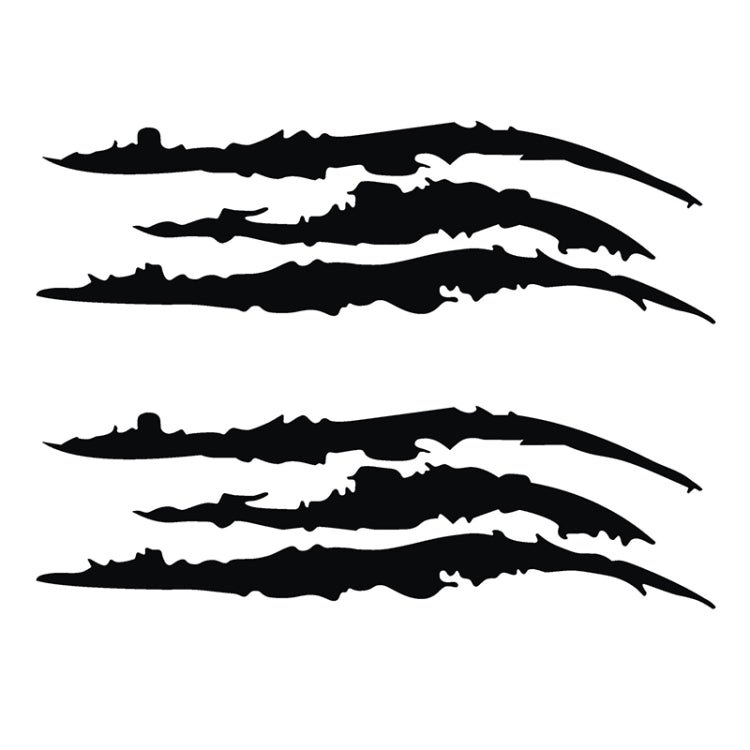 สติ๊กเกอร์สะท้อนแสงติดรถยนต์ Monster Scratch Stripe กรงเล็บรถยนต์ตกแต่งไฟหน้าอัตโนมัติสติ๊กเกอร์ไวนิลติดรถยนต์ขนาด: 40X12 ซม.