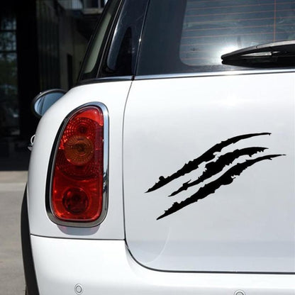 สติ๊กเกอร์สะท้อนแสงติดรถยนต์ Monster Scratch Stripe กรงเล็บรถยนต์ตกแต่งไฟหน้าอัตโนมัติสติ๊กเกอร์ไวนิลติดรถยนต์ขนาด: 40X12 ซม.
