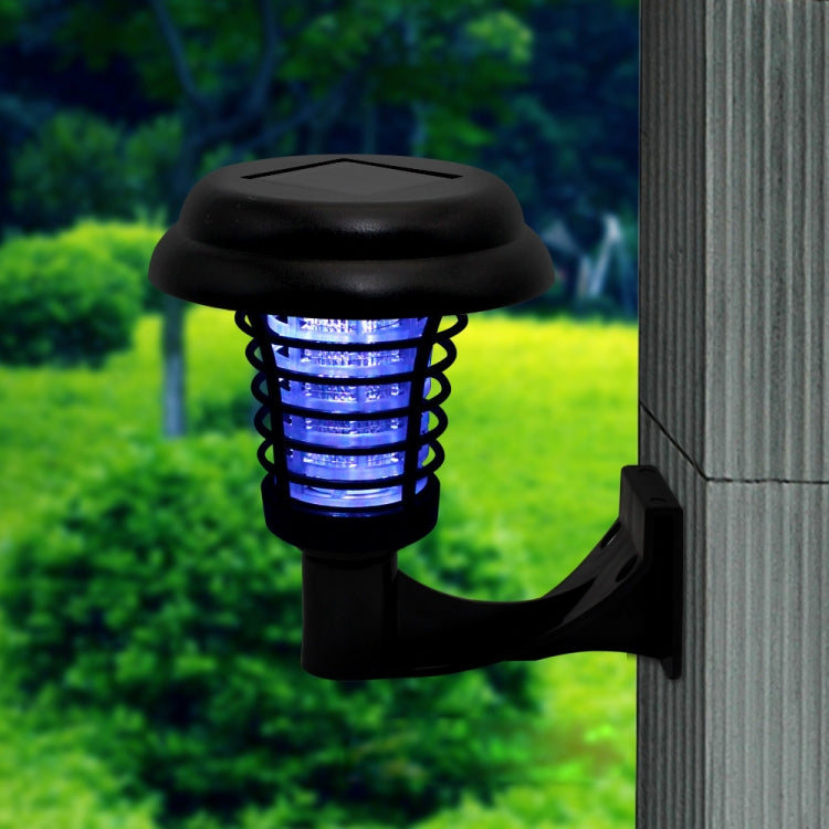 LED พลังงานแสงอาทิตย์ยุง Bug Zapper Killer โคมไฟ UV แมลงกลางแจ้งสวนสนามหญ้าภูมิทัศน์แสง