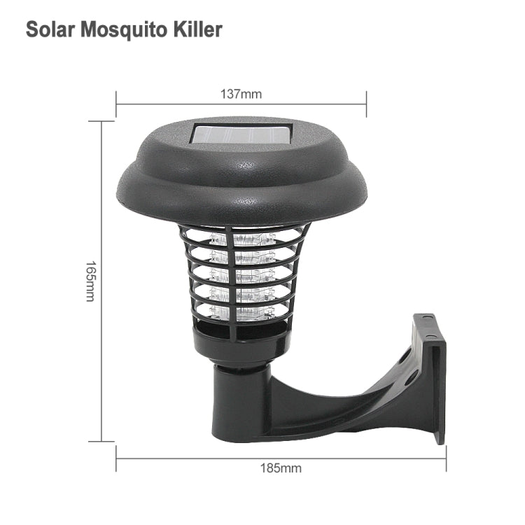 LED พลังงานแสงอาทิตย์ยุง Bug Zapper Killer โคมไฟ UV แมลงกลางแจ้งสวนสนามหญ้าภูมิทัศน์แสง