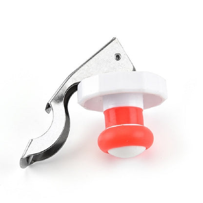 5 ชิ้น Gadgets ครัวสแตนเลสซิลิโคนจุกไวน์ที่เปิดเบียร์, Wine Stopper Opener