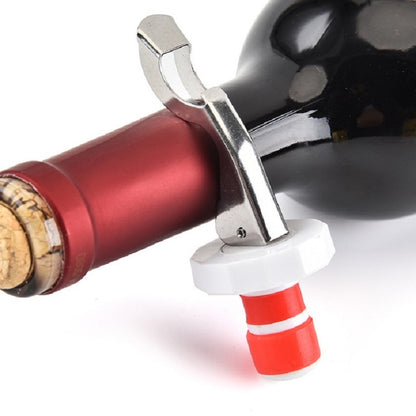 5 ชิ้น Gadgets ครัวสแตนเลสซิลิโคนจุกไวน์ที่เปิดเบียร์, Wine Stopper Opener