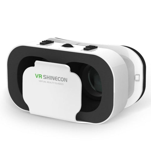 แว่นตา VR Shinecon 5th Generation VR แว่นตา 3D แว่นตาเสมือนจริงน้ำหนักเบาแบบพกพาสำหรับ 4.7-6.0 นิ้วโทรศัพท์มือถือ