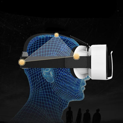 แว่นตา VR Shinecon 5th Generation VR แว่นตา 3D แว่นตาเสมือนจริงน้ำหนักเบาแบบพกพาสำหรับ 4.7-6.0 นิ้วโทรศัพท์มือถือ