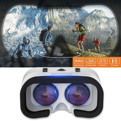 แว่นตา VR Shinecon 5th Generation VR แว่นตา 3D แว่นตาเสมือนจริงน้ำหนักเบาแบบพกพาสำหรับ 4.7-6.0 นิ้วโทรศัพท์มือถือ