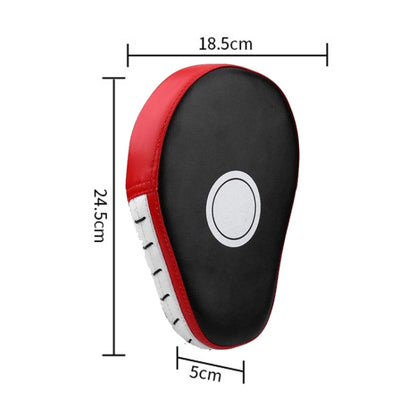 Arc Shape ศิลปะการต่อสู้ Sanda Boxing Training Hand Target, Arc Red