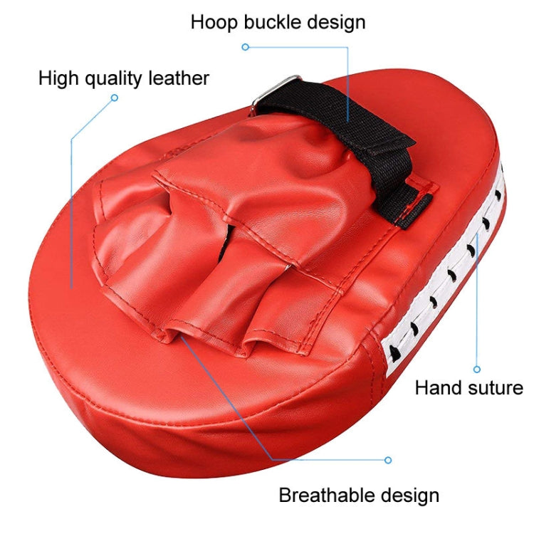 Arc Shape ศิลปะการต่อสู้ Sanda Boxing Training Hand Target, Arc Red
