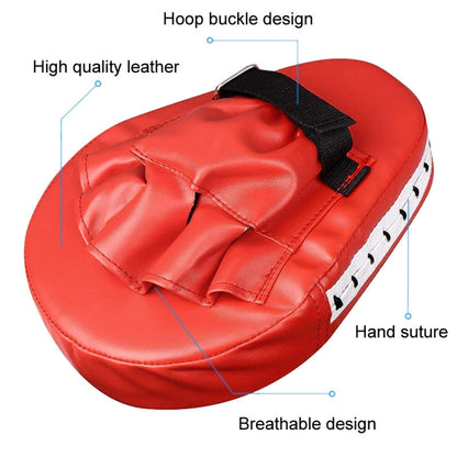 Arc Shape ศิลปะการต่อสู้ Sanda Boxing Training Hand Target, Arc Red