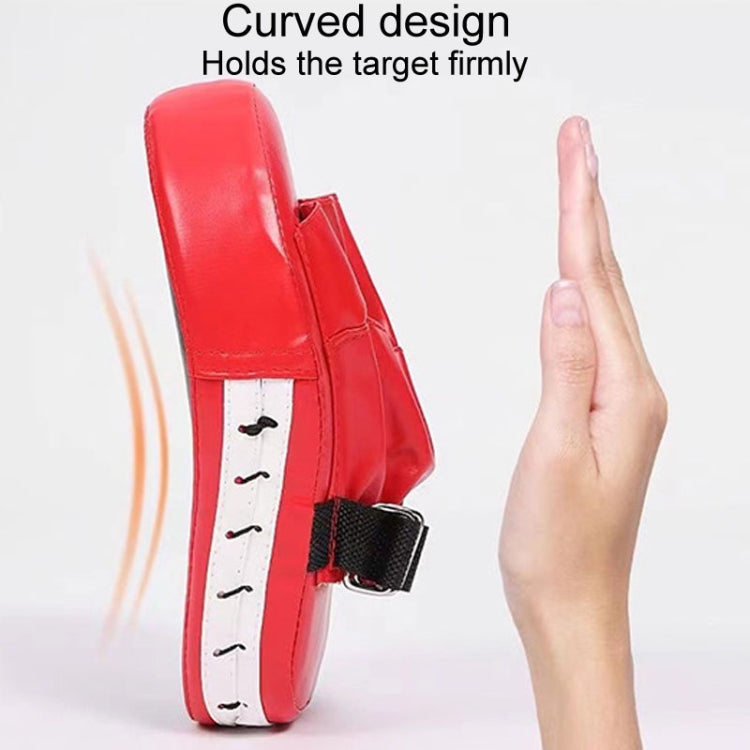 Arc Shape ศิลปะการต่อสู้ Sanda Boxing Training Hand Target, Arc Red
