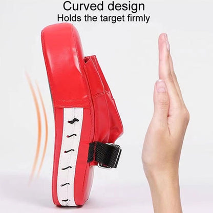 Arc Shape ศิลปะการต่อสู้ Sanda Boxing Training Hand Target, Arc Red