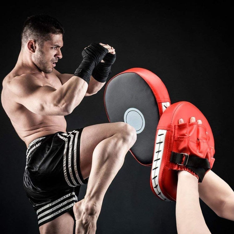 Arc Shape ศิลปะการต่อสู้ Sanda Boxing Training Hand Target, Arc Red